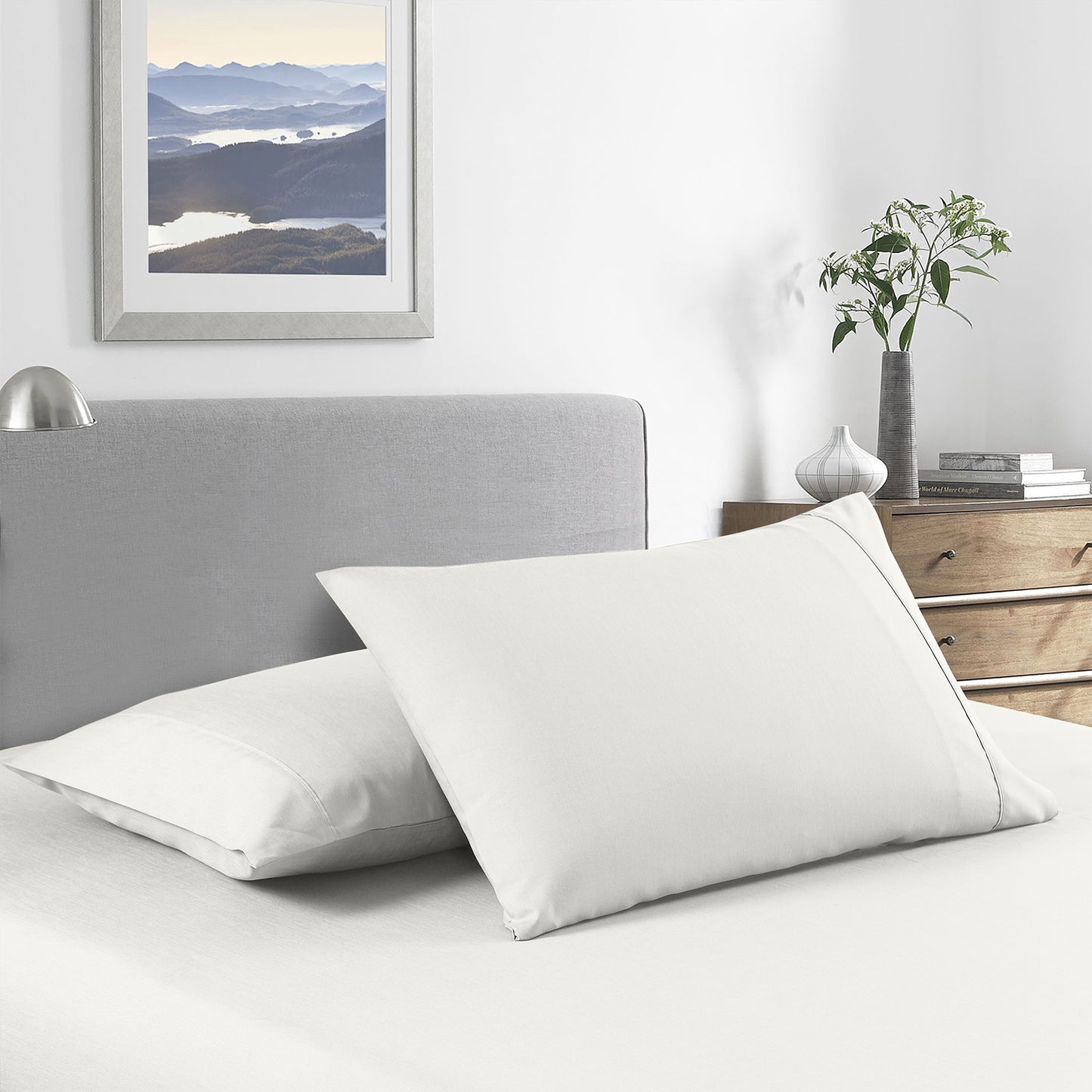 Royal Comfort Bamboo Cooling 2000TC Sheet Set Queen - Natural