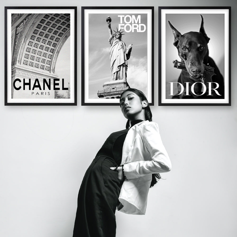 Wall Art's Cartier Clocks Framed A1 Art Print - DecorHouse.com.au