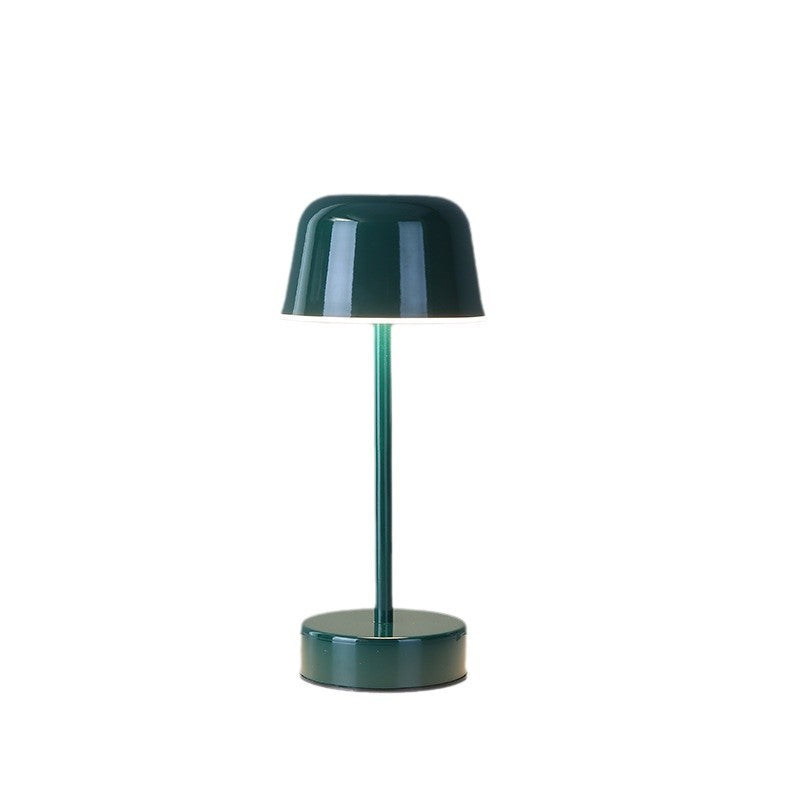 Yellow Modern Minimalist LED Table Lamp - Rechargeable Touch Control Desk Light