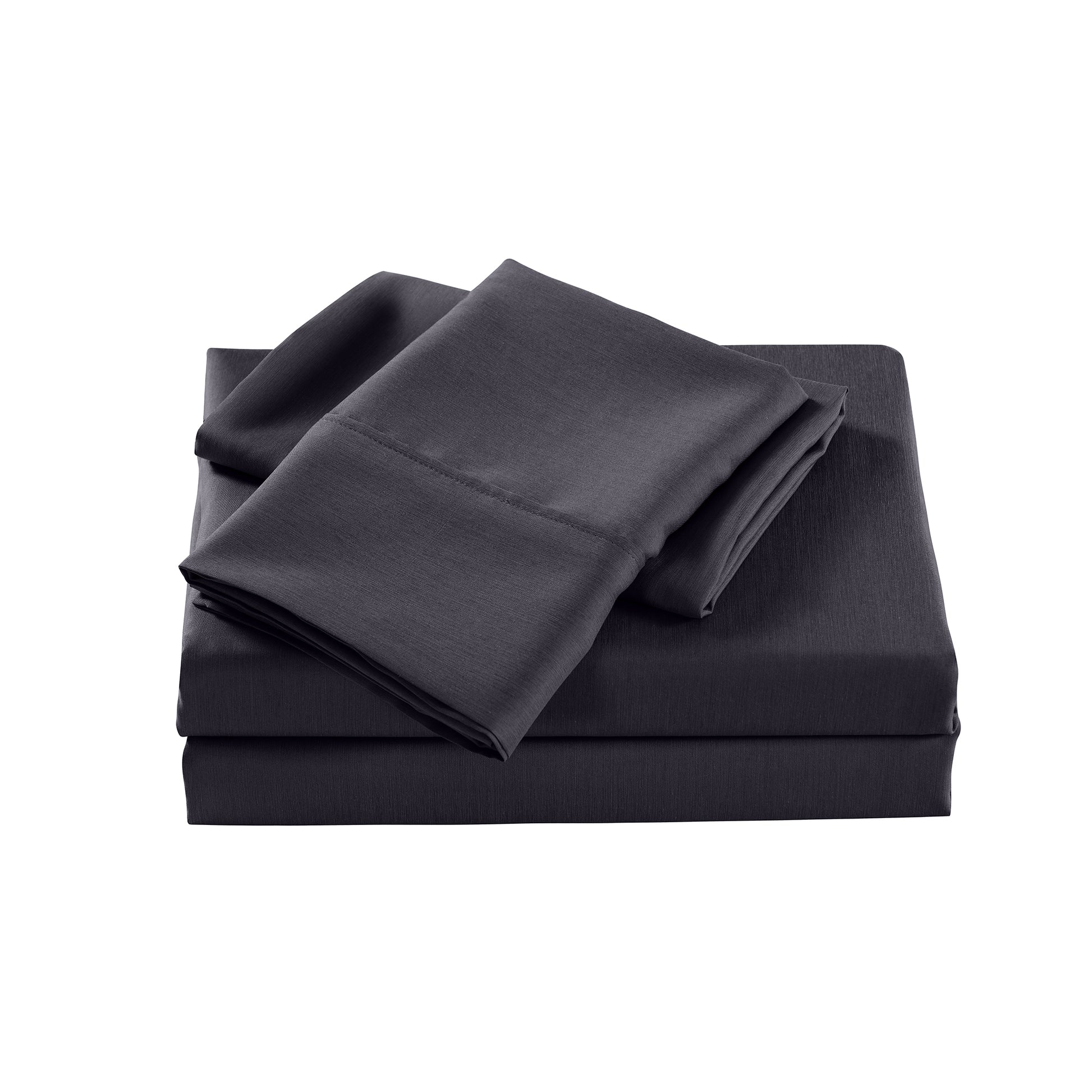 Casa Decor Bamboo Cooling  2000 TC Sheet Set Single Charcoal
