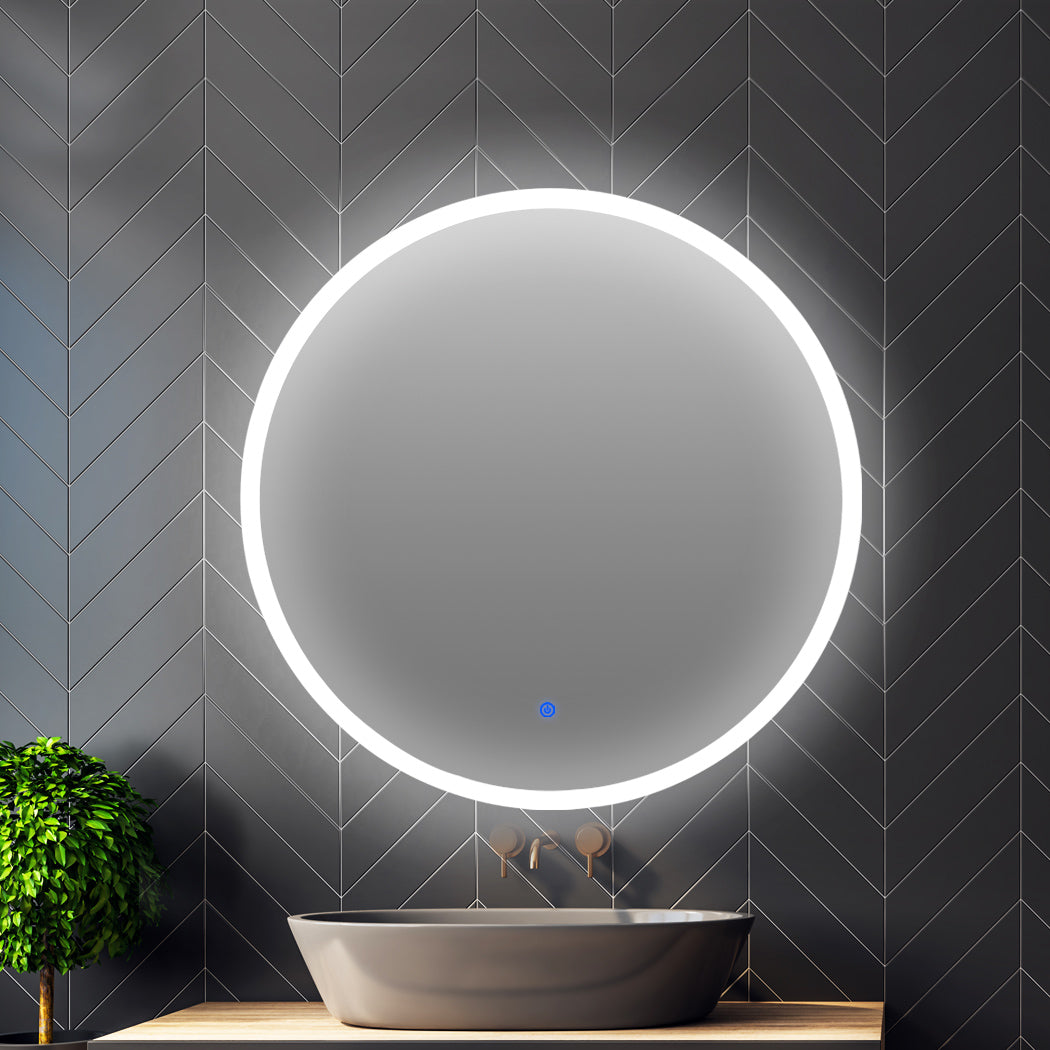 EMITTO LED Wall Mirror Round Anti-fog 90CM-1831592526189039622