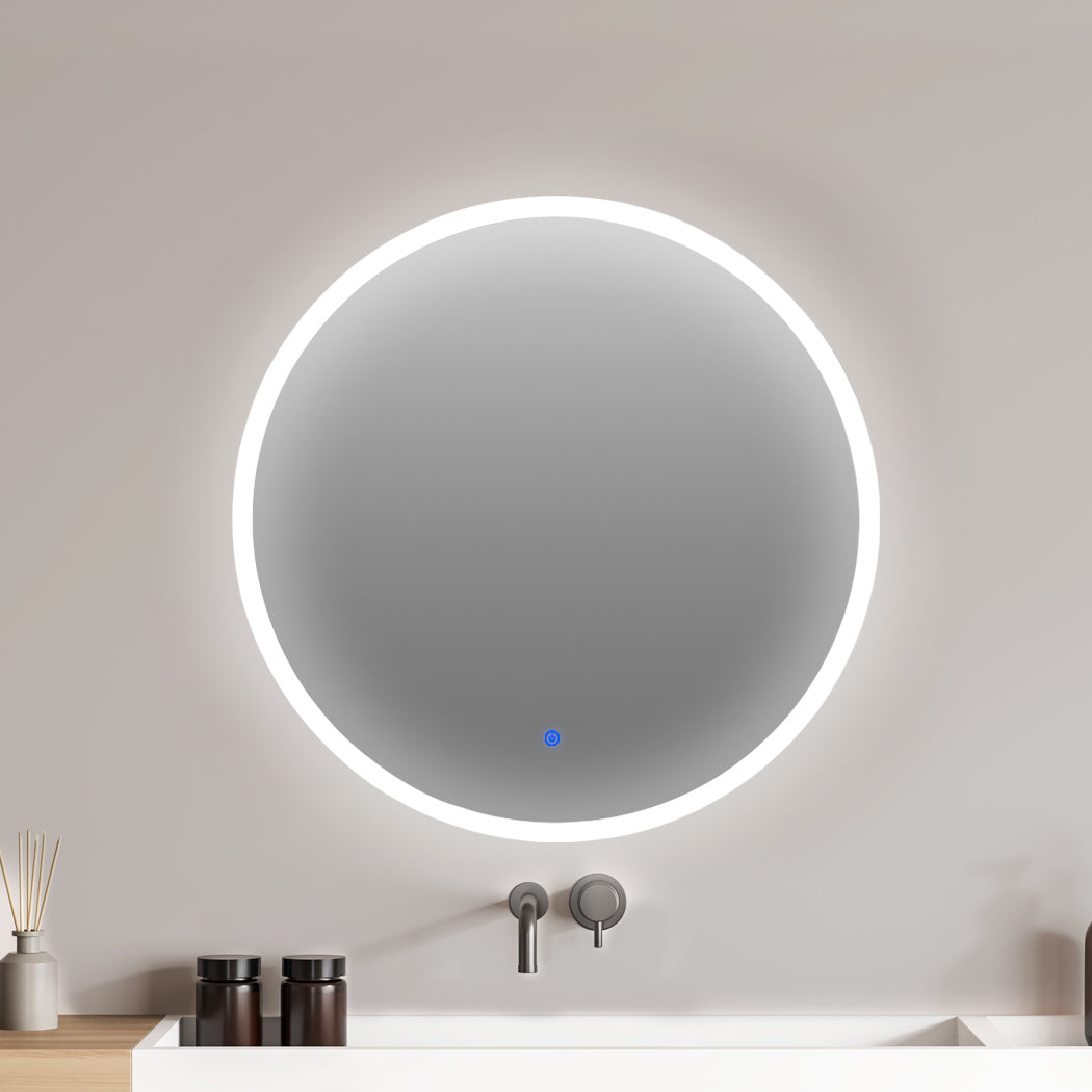 EMITTO LED Wall Mirror Round Anti-fog 90CM-1831592526189039623