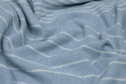 Paddington Throw - Fine Wool Blend - Forever Blue - DecorHouse.com.au