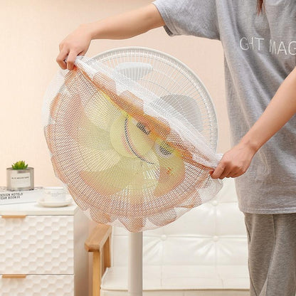 18-Inch Cartoon Children's Electric Fan Mesh Protection Net - Sunflower