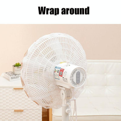 18-Inch Cartoon Children's Electric Fan Mesh Protection Net - Sunflower