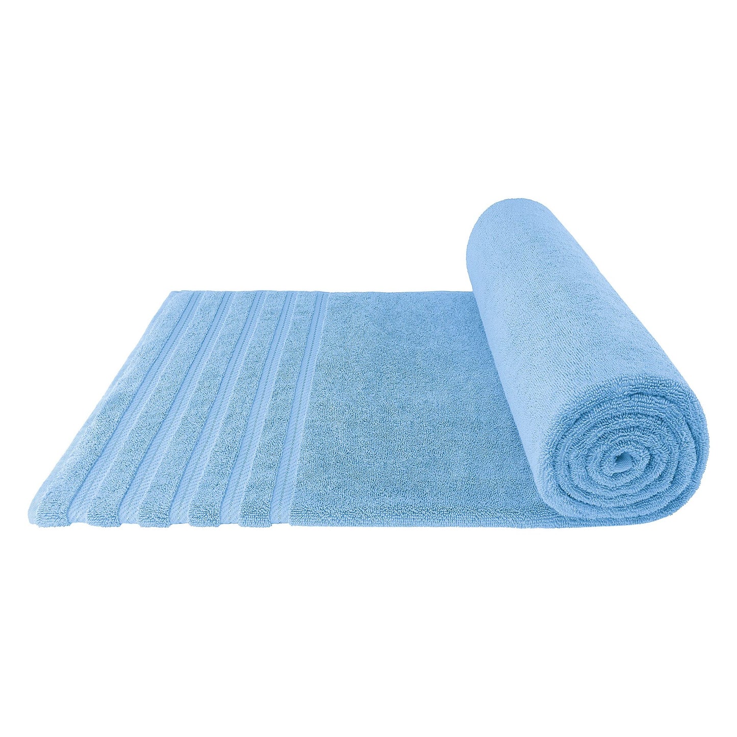 Orange Luxury 6-Piece Combed Cotton Towel Bale Set - Ultra Soft & Absorbent Bath, Hand, Face Towels