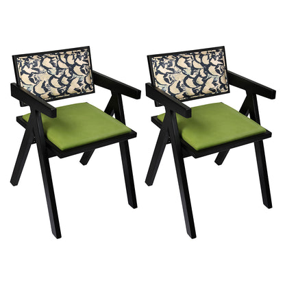 Levede 2X Dining Chair Retro Backrest Chair-1910112273951756288