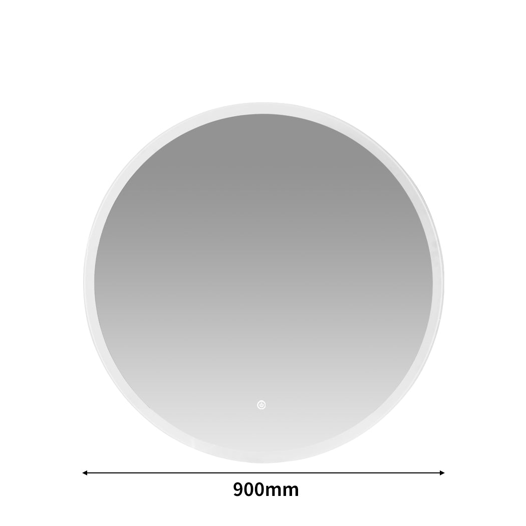 EMITTO LED Wall Mirror Round Anti-fog 90CM-1831592526189039618