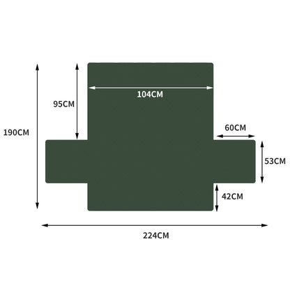 Sofa Cover Protector Quilted Slipcovers